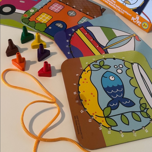 My First Lace, Count & Color Cards - Multicolor - Picture 7 of 11